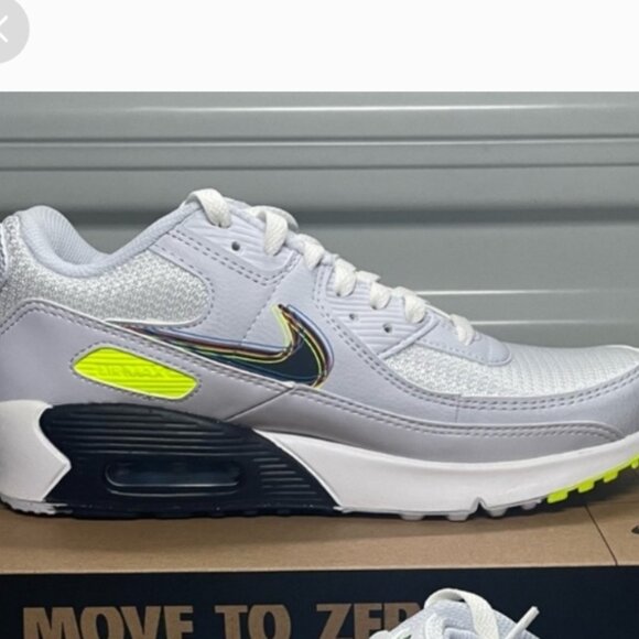 Nike Air Max 90 3D Swoosh Women's size 9 Gray Running Sneaker Walking Shoe - Picture 5 of 5